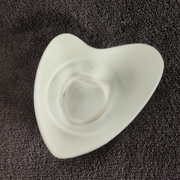 Heart-Shaped Art Glass Votive Candle Holder Valentine's Day - Picture 7 of 16